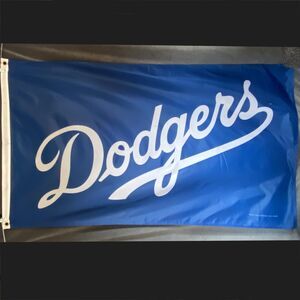 LA Dodgers Banner Flag Official Team Logo Fan Cave Decor - Free Shipping